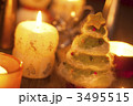 クリスマスツリーとキャンドル