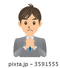 ビジネスマン A 表情3 祈る