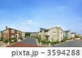 住宅街の家並