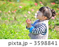 バラの花と女の子
