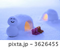 笑顔の雪ダルマ