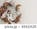 リースと雪だるま