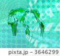 湾曲した世界地図