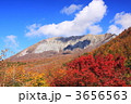 秋の紅葉の大山