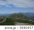 乗鞍高原と遠方の山脈