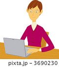 PCを使う男性