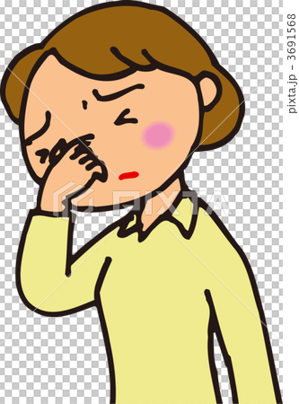 图库插图: 累了的眼睛