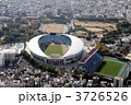 長居スタジアムを空撮