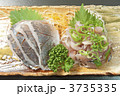 鯵の刺身とタタキ