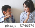 一緒に歯磨き