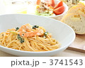 海老スパゲティーとサラダのランチセット