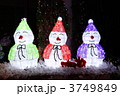 雪だるまのイルミネーション