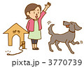 犬を放す飼い主