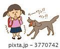 犬に噛み付かれそうな子供