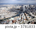 大阪市西区上空より空撮