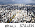 大阪の御堂筋を空撮