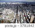 大阪の谷町筋を空撮