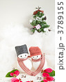 手作り雪だるまのクリスマス