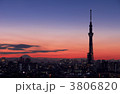 東京スカイツリーと富士山の夜景