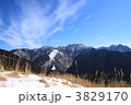 晴れた日の雪山