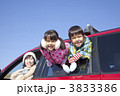 家族で冬のドライブ