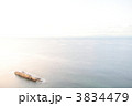 朝日に染まる海