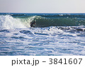 湘南海岸、サーファーのシルエット
