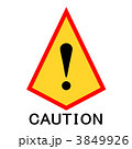 CAUTION(赤色縁取り)