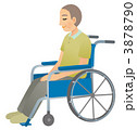 車椅子の男性