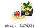 節分　赤鬼と柊と枡