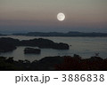 満月と松島