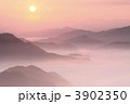 雲海紀伊山地の夜明け