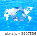 リサイクルマーク／世界地図