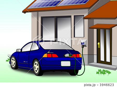 ev 電気自動車、家庭で充電
