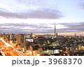東京スカイツリーと江戸川区下町の夕陽