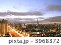 東京スカイツリーと江戸川区下町の夕陽
