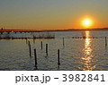 夕暮れ時の霞ヶ浦