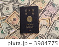 パスポートとアメリカドル