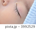赤ちゃんの寝顔・・・まつ毛