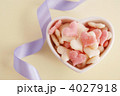 ハートのお煎餅とリボン