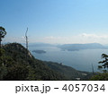 弥山中腹から望む瀬戸内海