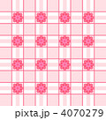 花柄チェック