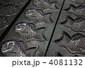 Molds of taiyaki (fish-shaped pancake filled with bean jam)