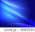 青の曲線模様