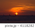 ハワイの夕日