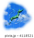 リサイクルマーク／日本地図