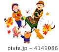 秋の紅葉と家族でバーベキュー