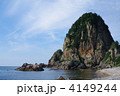 笹川流れの岩山