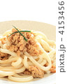 鶏そぼろうどんのアップ