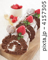 ココアロールケーキ 食べ物 ケーキ